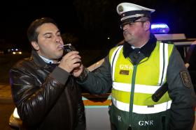 GNR DETEVE 157 PESSOAS NO FIM DE SEMANA COM EXCESSO DE ÁLCOOL NO SANGUE