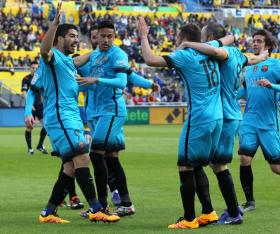 FC BARCELONA VENCE LAS PALMAS E REFORÇA LIDERANÇA EM ESPANHA