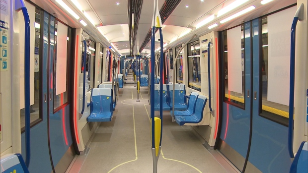 Os novos carros AZUR da STM estão a ser construídos pelo consórcio Bombardier-Alstom. (CBC)