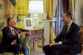 CAVACO SILVA E FILIPE VI DE ESPANHA ENCONTRARAM-SE EM LISBOA