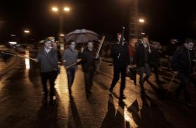 SUINICULTORES CORTARAM ROTUNDA EM LEIRIA APÓS “MARCHA FÚNEBRE”