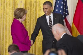 OBAMA ELOGIA MERKEL E ALEMÃES POR ATITUDE CORAJOSA NA CRISE DOS REFUGIADOS