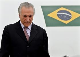 BRASIL: VICE-PRESIDENTE MICHEL TEMER DEIXA PRESIDÊNCIA DO PMDB