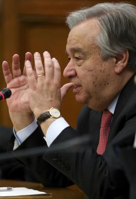 GUTERRES DIZ QUE COMUNIDADE INTERNACIONAL TEM “DIREITO LEGAL E DEVER MORAL” DE COMBATER TERRORISMO