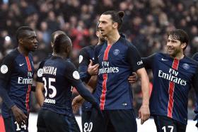 TRÊS GOLOS DE IBRAHIMOVIC E UM DE DAVID LUIZ NA VITÓRIA DO PARIS SAINT-GERMAIN SOBRE O NICE