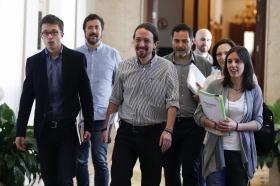 PODEMOS DESMARCA CONFERÊNCIA DE IMPRENSA APÓS A REUNIÃO COM PSOE E CIUDADANOS