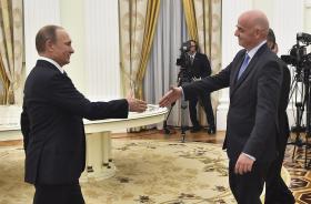 INFANTINO CONSIDEROU ‘FANTÁSTICOS” OS PREPARATIVOS RUSSOS PARA O MUNDIAL2018