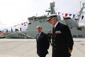 MINISTRO DA DEFESA DIZ QUE NOVO NAVIO PATRULHA DA MARINHA VISA MELHORAR FISCALIZAÇÃO EM ÁGUAS PORTUGUESAS