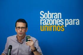 OPOSIÇÃO VENEZUELANA CONDICIONA DIÁLOGO COM O GOVERNO A REALIZAÇÃO DE REFERENDO REVOGATÓRIO PRESIDENCIAL