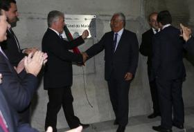 PRIMEIRO-MINISTRO SAÚDA, ATRAVÉS DE JOSÉ SÓCRATES, OS QUE CONTRIBUÍRAM PARA O TÚNEL DO MARÃO