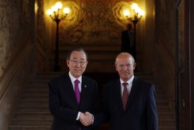 GUINÉ-BISSAU E REFUGIADOS DEBATIDOS ENTRE BAN KI-MOON E MNE PORTUGUÊS