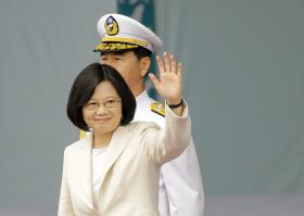 NOVA PRESIDENTE INDEPENDENTISTA DE TAIWAN TOMA POSSE