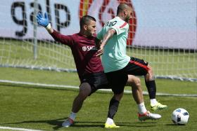 EURO2016: PORTUGAL REGRESSA AO TRABALHO COM RONALDO E PEPE