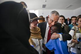 MARCELO DIZ QUE PORTUGAL ESTÁ UNIDO E SEM FALHAS NO ACOLHIMENTO DE REFUGIADOS