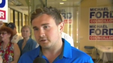 Michael Ford lançou oficialmente a sua campanha eleitoral no Ward 2, no sábado