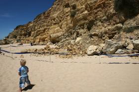 BANHISTAS IGNORAM AVISOS DE PERIGO DAS ARRIBAS NAS PRAIAS DO ALGARVE
