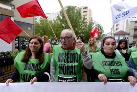 TRABALHADORES DO PINGO DOCE MANIFESTAM-SE EM ALVERCA POR MELHORES CONDIÇÕES