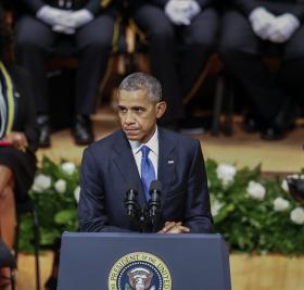 BARACK OBAMA INSISTE QUE EUA NÃO ESTÃO TÃO DIVIDIDOS COMO PARECE