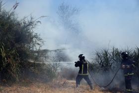 DOMINADO INCÊNDIO EM MATA NA GUARDA