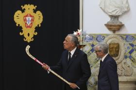 MARCELO CONDECOROU SELEÇÃO DE HÓQUEI EM PATINS COM ORDEM DO MÉRITO