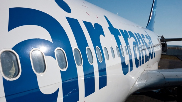 Air Transat Airbus A310 em Manzanillo, no México (Jeff McIntosh / The Canadian Press)