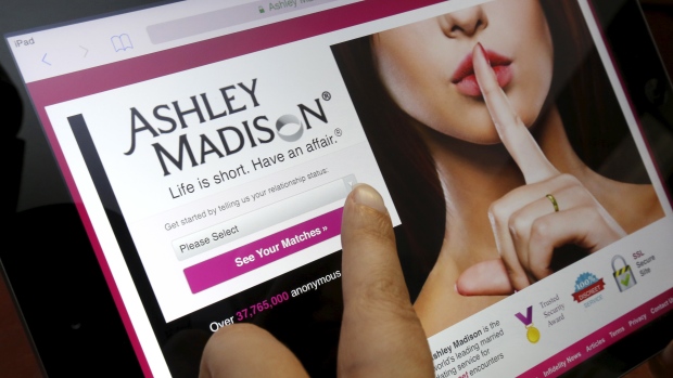 Página inicial do site Ashley Madison (Chris Wattie / Reuters)