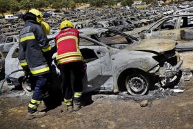 SEGURADORAS PAGAM UM MILHÃO DE EUROS A 100 CARROS DESTRUÍDOS NO ANDANÇAS
