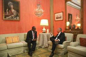 MARCELO DISCUTIU CPLP E RELAÇÕES ECONÓMICAS E FINANCEIRAS COM VICE-PRESIDENTE DE ANGOLA