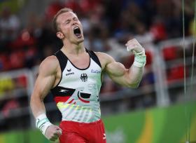 RIO2016: GINASTA ALEMÃO FABIAN HAMBUECHEN  SAGRA-SE CAMPEÃO NA BARRA FIXA