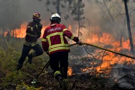 INCÊNDIOS: FOGO EM CASTANHEIRA DE PERA OBRIGA A EVACUAÇÃO DA PRAIA E AMEAÇA HABITAÇÕES