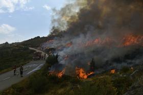 PRESIDENTE DA LIGA DOS BOMBEIROS CONFIANTE NA EXTINÇÃO RÁPIDA DO FOGO EM S. PEDRO DO SUL