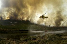 INCÊNDIO EM SOURE DADO COMO DOMINADO PERTO DAS 23:00