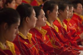 MACAU RECEBE MEDALHADOS OLÍMPICOS CHINESES COM CHEQUE DE 1,5 MEURO