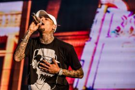 CANTOR CHRIS BROWN DETIDO POR SUSPEITA DE AGRESSÃO COM ARMA