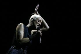 MARIZA E MARCO RODRIGUES NA CORRIDA AOS PRÉMIOS GRAMMY LATINOS