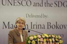 BÚLGARA IRINA BOKOVA QUER MANTER CANDIDATURA AO CARGO DE SECRETÁRIO-GERAL DA ONU