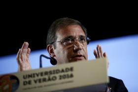 PASSOS COELHO DIZ QUE “SALVAR O PAÍS” É MAIS IMPORTANTE QUE RESULTADOS ELEITORAIS