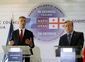 NATO AFIRMA-SE DECIDIDA A REFORÇAR PRESENÇA MILITAR NA GEÓRGIA E NA UCRÂNIA
