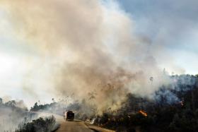 INCÊNDIO DE MONCHIQUE AVANÇA PARA CONCELHO DE PORTIMÃO