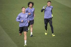 RONALDO E BALE VOLTAM AOS TREINOS DEPOIS DE FALHAREM JOGO CONTRA O ESPANYOL