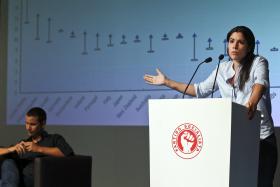 MARIANA MORTÁGUA (BE) DESAFIA PS A PENSAR SE QUER SER ALTERNATIVA AO CAPITALISMO