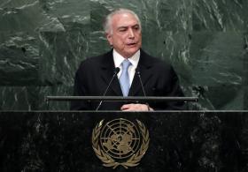 TEMER DIZ NA ONU QUE DESTITUIÇÃO DE ROUSSEFF RESPEITOU A CONSTITUIÇÃO DO BRASIL