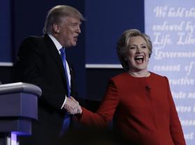 EUA/ELEIÇÕES: CLINTON VENCEU O DEBATE CONTRA TRUMP — SONDAGEM CNN