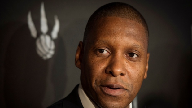 Masai Ujiri nesta foto de 29 de setembro de 2014. (The Canadian Press / Darren Calabrese)