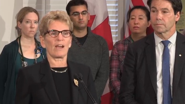 Kathleen Wynne anuncia o financiamento de 4,1 milhões de dólares para centros de saúde comunitários em toda a província. (CBC)