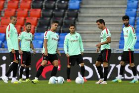 SELEÇÃO PORTUGUESA, COM PIZZI, FAZ ÚLTIMO TREINO ANTES DO DUELO COM ANDORRA