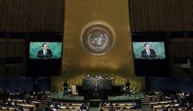 RÚSSIA ANUNCIA QUE VAI APOIAR UMA MULHER DA EUROPA DO LESTE PARA A ONU