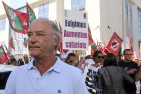 ARMÉNIO CARLOS SOLIDÁRIO COM TRABALHADORES DA VALORSUL CRITICA PRIVATIZAÇÃO