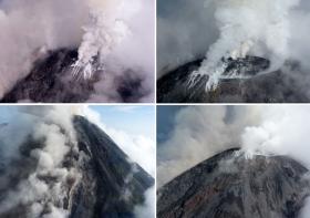 CENTENAS DE PESSOAS RETIRADAS NO MÉXICO DEVIDO À LAVA DE VULCÃO EM COLIMA
