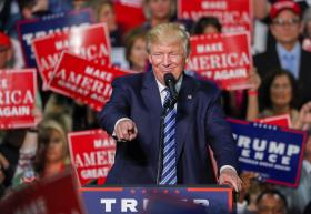 EUA/ELEIÇÕES: TRUMP DESAFIA HILLARY A FAZER TESTE DE DROGAS ANTES DE NOVO DEBATE